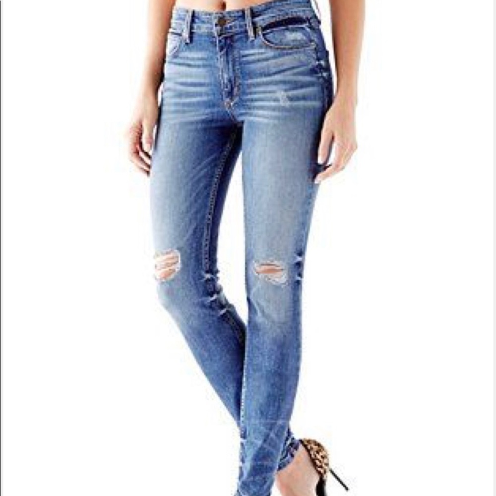 Guess High Rise Skinny Jeans